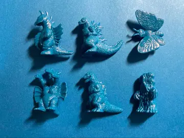 고질라 지우개 파랑 컴플리트 피규어 6체 세트