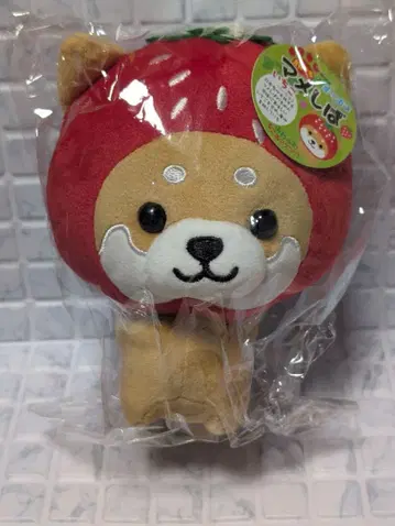 여행하는 마메시바 산지 직송 딸기 나고미 마스코트 봉제 인형