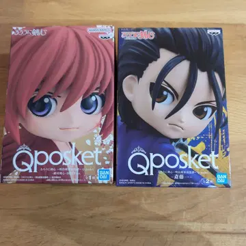 Qposket 바람의 검심 히무라 켄신 사이토 하지메 세트