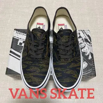 [새상품] 27cm VANS SKATE AUTHENTIC 카모 패턴