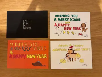 KREVA 엽서 스티커 페스티벌 봉투 세트 KFC