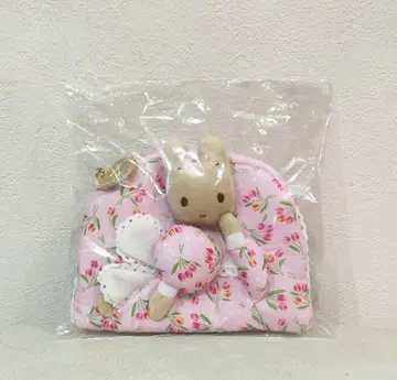 희귀 레어 마롱 크림 패션쇼 파우치 Sanrio 꽃