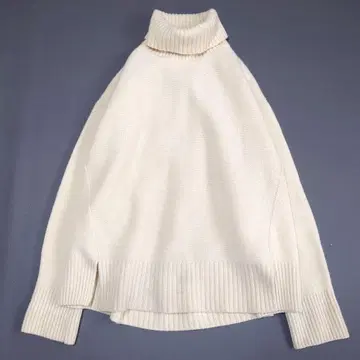 프레임워크 W/Ca 터틀 롱 풀오버 니트 아이보리