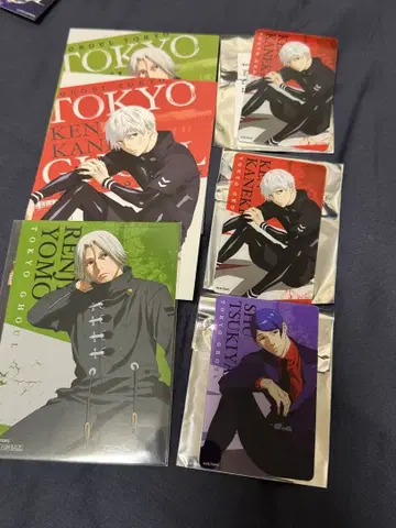 도쿄구울 카네키 켄 엽서 아크릴 카드 특전 브로마이드 세트 츠키야마 슈