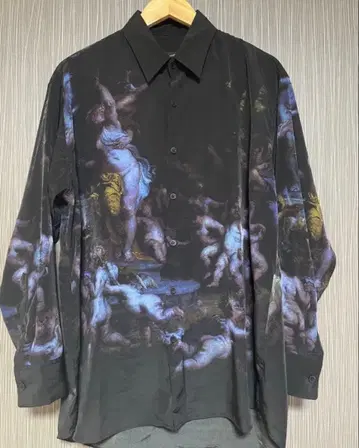 라드 뮤지션 천사 패턴 긴팔 셔츠