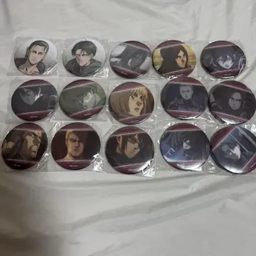 진격의 거인 아타리츠키 트레이딩 캔뱃지 컴프