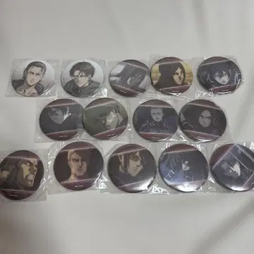 진격의 거인 아타리츠키 트레이딩 캔뱃지 세미 컴프