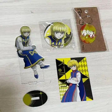 헌터헌터 크라피카 등 맞댄 캔뱃지 아크릴 스탠드 긴타코 카드 택