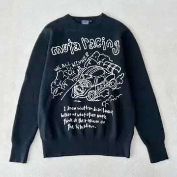 ACANTHUS muta MARIN 콜라보 트레이닝복 니트 캐시미어 M