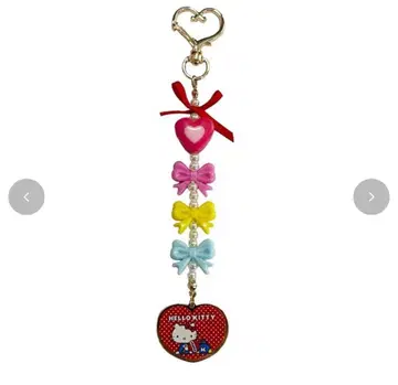 헬로키티 참 시마무라 자라활 리본 키링 스트랩