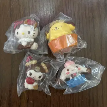 산리오 캐릭터즈 초콜릿 인형 4종 발렌타인 가챠