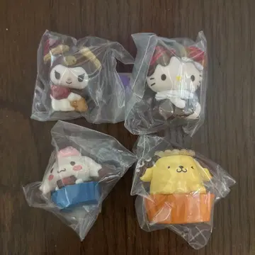 산리오 캐릭터즈 초콜릿 인형 4종 발렌타인 가챠