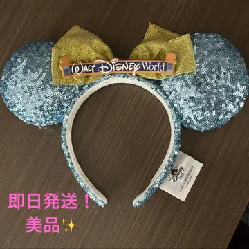 WDW 머리띠 라메 블루 플로리다 디즈니