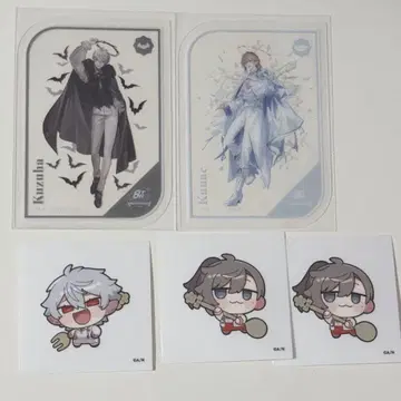 쿠즈하 카나에 니지산지 8th 랜덤 스티커 특전 클리어 카드