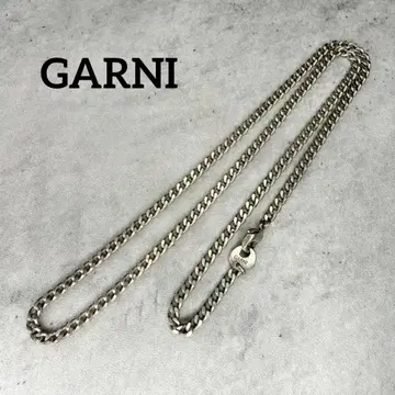GARNI 가르니 키헤이 체인 목걸이 50cm 탑 없음 실버