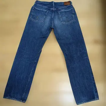 풀카운트 구형 모델 0105 W32 다크 블루 스트레이트 데님 청바지