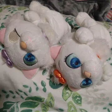 디즈니 마리 봉제 인형 2체 세트