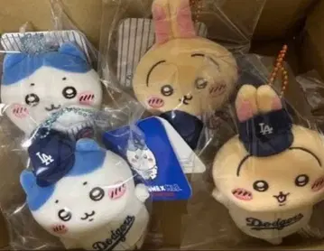 치이카와 마스코트 토끼 하치와레 컵스 다저스 MLB