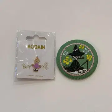 스너프킨 자수 캔뱃지 미므라 누나 핀즈