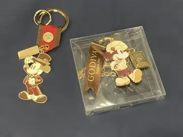 GODIVA 미키마우스 골드 키링 세트
