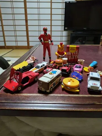 파워레인저 푸우 미니카 세트