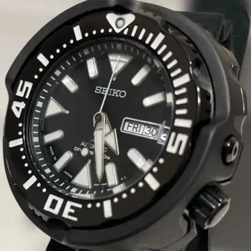 레어 SEIKO 튜나캔 SRPA 81JC 프로스펙스 블랙
