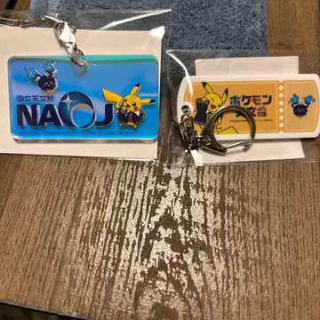 포켓몬 천문대 피카츄 NAOJ 아크릴 키링 세트