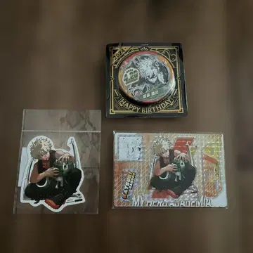 히로아카 생일 디오라마 2024 바쿠고 카츠키 스티커 캔 배지