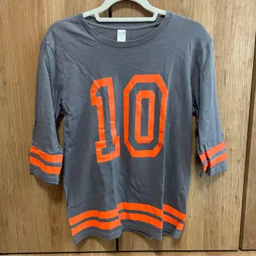 RADWIMPS 10주년 풋볼 T셔츠 화이트/오렌지 M