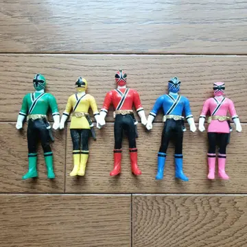 슈퍼전대 히어로 신켄쟈 피규어 5체 세트
