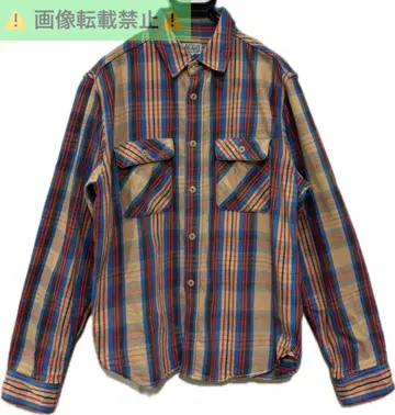 JELADO 체크 플란넬 셔츠 워크 셔츠 상의 17