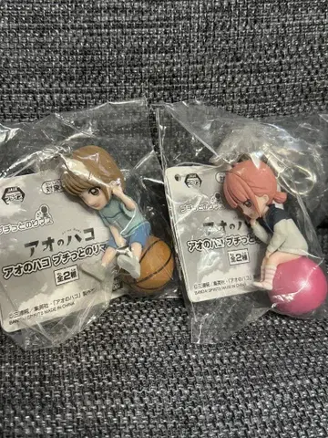 푸른상자 푸치토 리마스 피규어 키링 사슴노 치나츠 나비노 히나 2종 세트