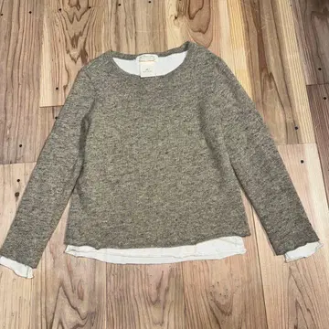 레미 릴리프 REMI RELIEF 울 스웨터 레이어드 스웨터 일본제 S