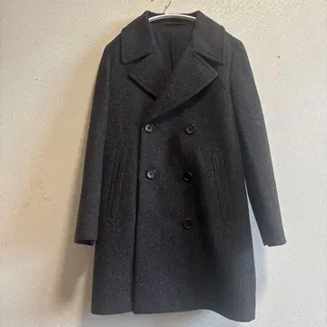 마가렛호웰 다크 그레이 더블 브레스트 코트