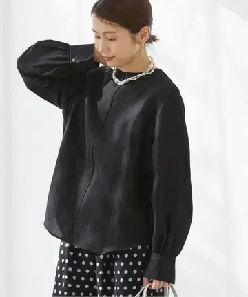 IENA 라미 리오셀 노카라 블라우스 블랙