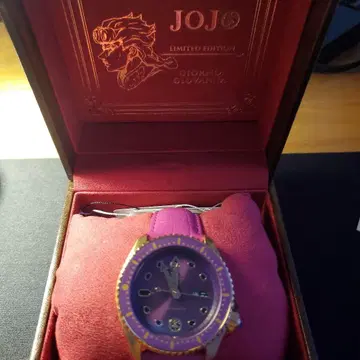 SEIKO 죠죠의 기묘한 모험 황금의 바람 콜라보 워치 죠르노 죠바나