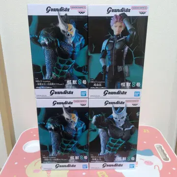 괴수 8호 Grandista 피규어 4체 세트 나루미 겐 히비노 카프카