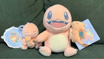 봉제 인형 Little Daydream 파이리 & 리자몽 2종 세트