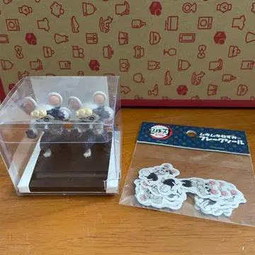 귀멸의 칼날 유곽편 근육쥐 스마트폰 스탠드와 플레이크 씰 세트