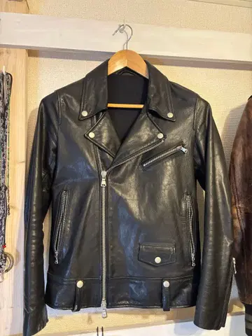 마진 x 아메리칸 러그 씨 콜라보 더블 라이더스 블랙 사이즈 44