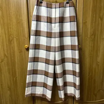 Demi-Luxe BEAMS 체크 팬츠 38