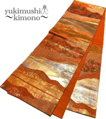 QQ2-75 후쿠로 오비 육통 오렌지 424cm 익명 배송 팔로우 할인