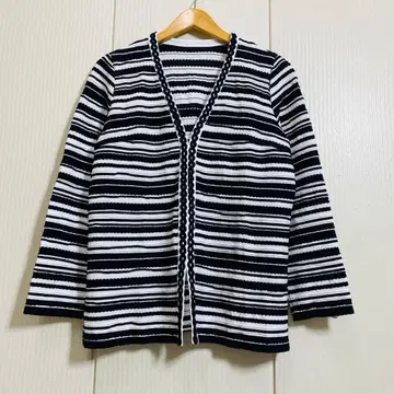 컨디션 최상 레리안 ROCHAS Premiere 레이스 보더 가디건