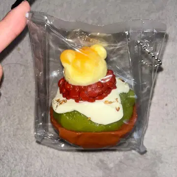 리락쿠마 팥말차 빙수 스퀴즈