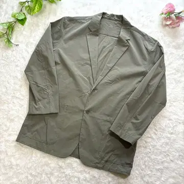 MUJILABO 무인양품 테일러드 자켓 나일론 카키 XL