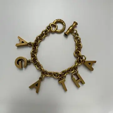 팔찌 아가타 AGATHA PARIS 매트 골드 무게감 있음