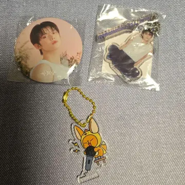 TXT 영준 키링 배지 팬아트 세트