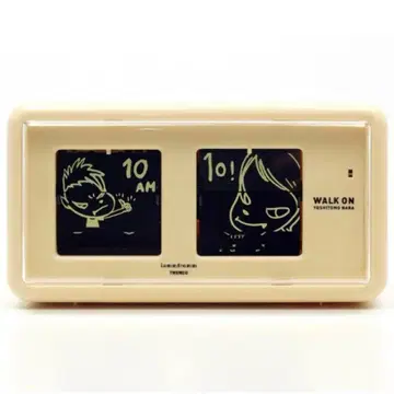 새상품 나라 요시토모 파타파타 시계 WALK ON 베이지