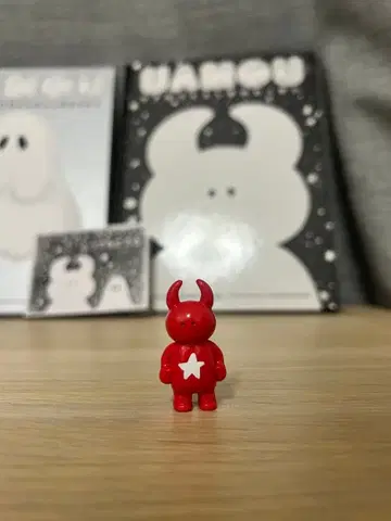 미니 스타 우아모우 (레드 화이트 별)