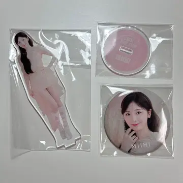 NiziU 미이히 SWEET NONFICTION 캔뱃지 아크릴 스탠드